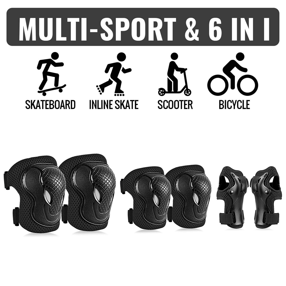 Set di 6 ginocchiere e gomitie - Youth Cycling Gear recensione e prezzo