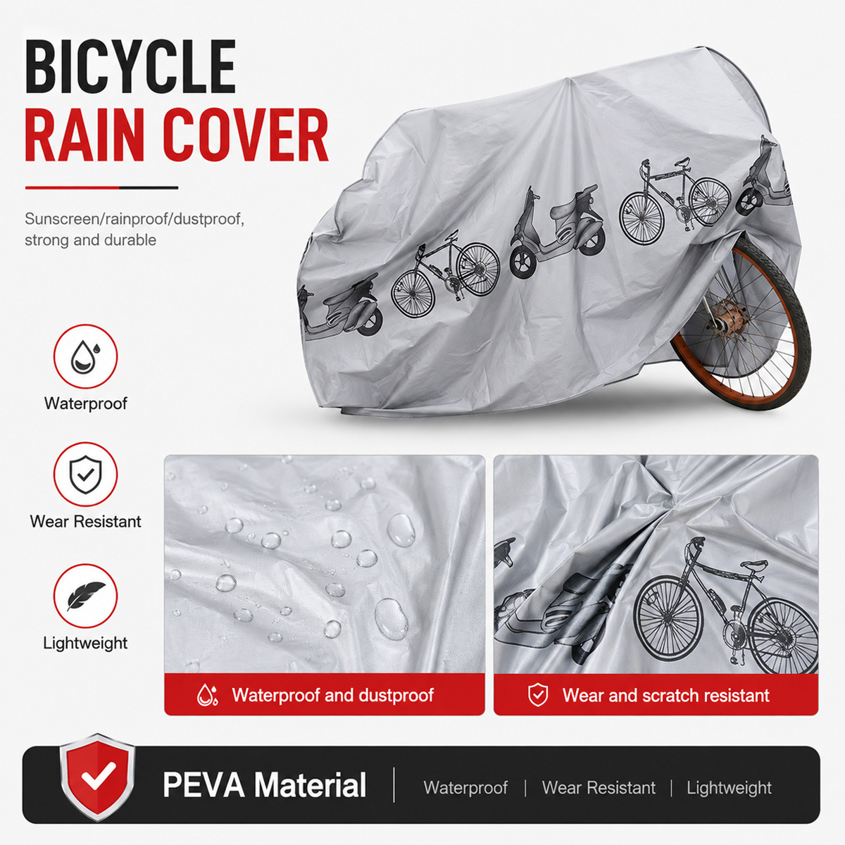PINMOAP Copertura universale a - Cycling Gear Travel Bag recensione e prezzo