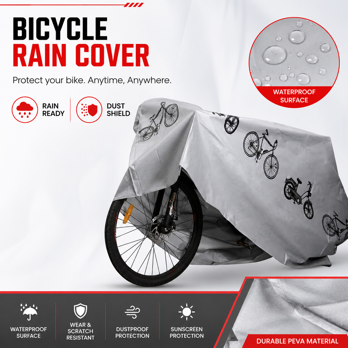 PINMOAP Copertura universale a - Cycling Gear Travel Bag recensione e prezzo
